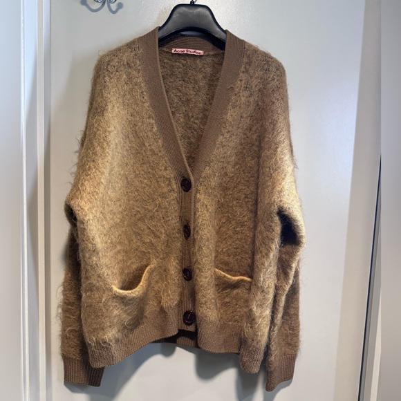 acne studios mohair -blend cardigan - Picture 4 of 7